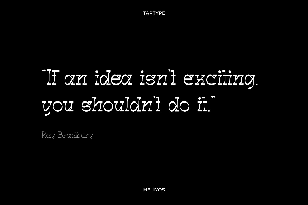Heliyos - Slab Serif Display Font, a Slab Serif Font by Vesvocrea (Photo 3 of 13)