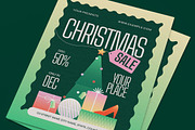 Christmas Sale Flyer, a Flyer Template by graphicook (Thumbnail 2 of 3)