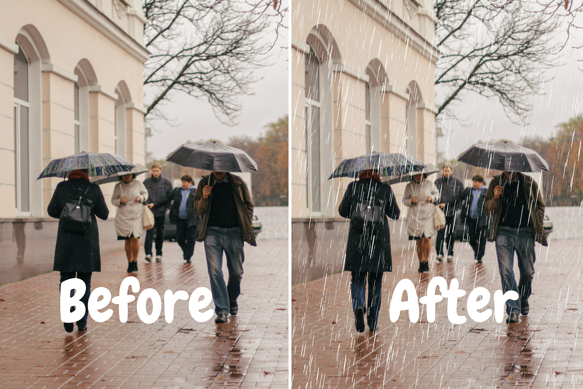 20 Realistic Rain Overlays, a Texture Graphic by youtoview (Photo 8 of 9)