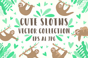 Sloth Vector Collection