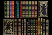 101 High-Res Antique Book Covers, a Texture Graphic by Paper Element (Thumbnail 10 of 13)