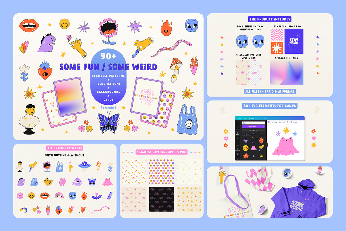 Colorful Bundle / 896 in 1, a Decorative Illustration by by Margo (Photo 2 of 8)