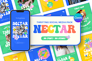 Thrifting Social Media Pack, a Social Media Template by Sixtysix Labs (Thumbnail 1 of 9)