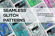SEAMLESS GLITCH PATTERNS, a Pattern Graphic by ANAKOTO (Thumbnail 1 of 25)