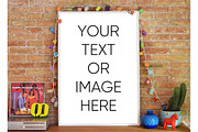 Brick Wall Frame Mockup, a Product Mockup by beguima (Thumbnail 1 of 2)