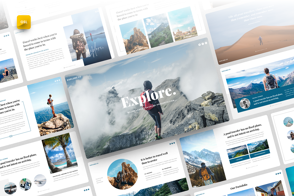 Adventure Tourism Google Slides, a Presentation Template by YossyOneStd (Photo 1 of 5)