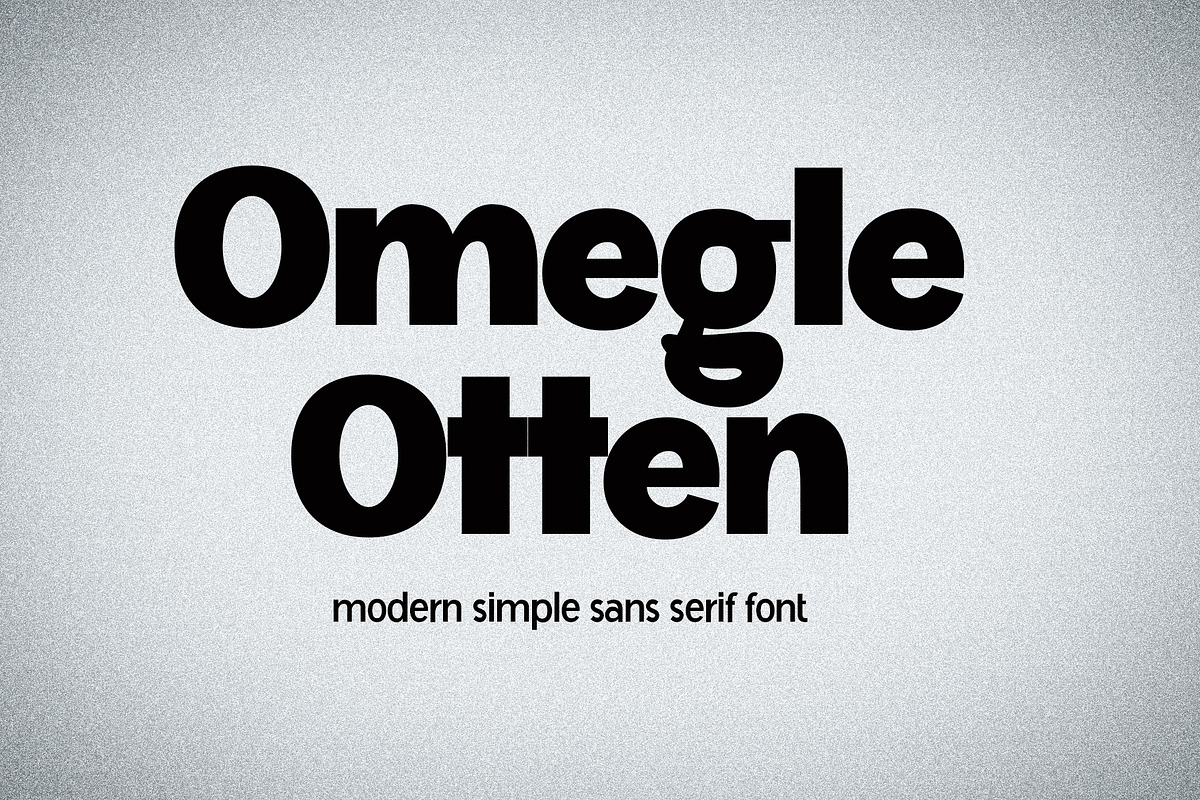 Omegle Otten - Modern Font, a Sans Serif Font by ivan_artnivora (Photo 4 of 4)