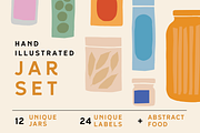 Glass Jars, a Food Illustration by Mere Hunter (Thumbnail 1 of 7)