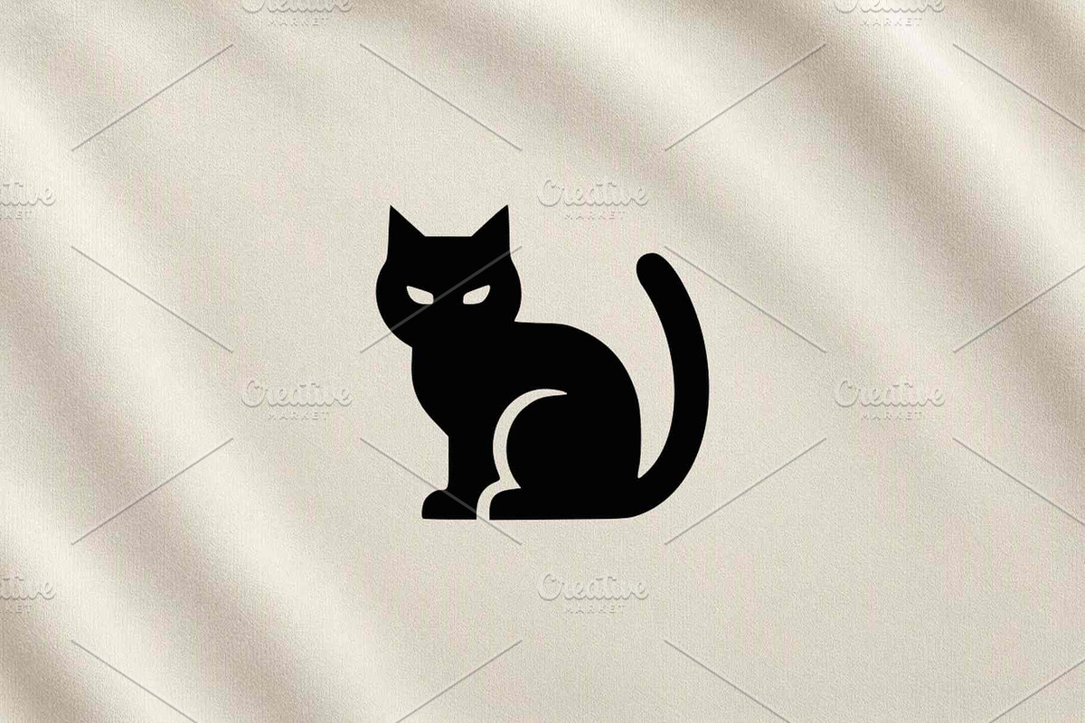 Sitting Cat Silhouette Vector, an Animal Illustration by Vectorium Studio (Photo 3 of 4)