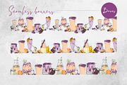 Blueberry smoothies & milkshakes, a Food Illustration by MsFlaffy (Thumbnail 15 of 18)