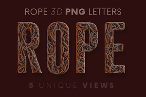 Rope - PNG Alphabet