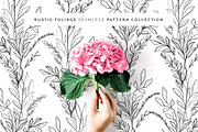Rustic Patterns +58 Illustrations, a Pattern Graphic by Pink Coffie (Thumbnail 4 of 9)