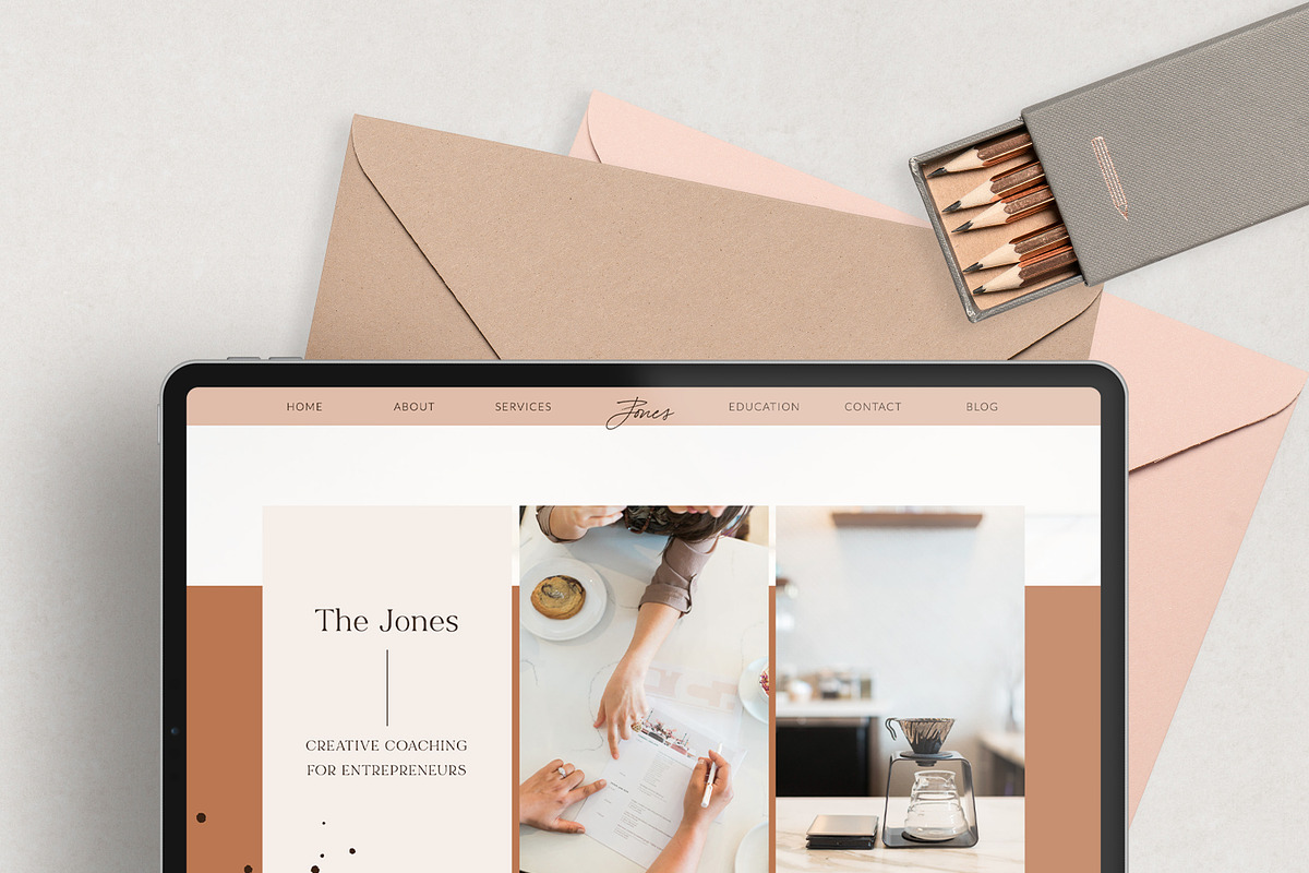 The Jones - Showit Website Template, a Websites & App Template by Gillian Sarah (Photo 3 of 3)