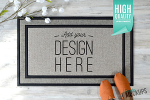Sublimation Doormat Mockup