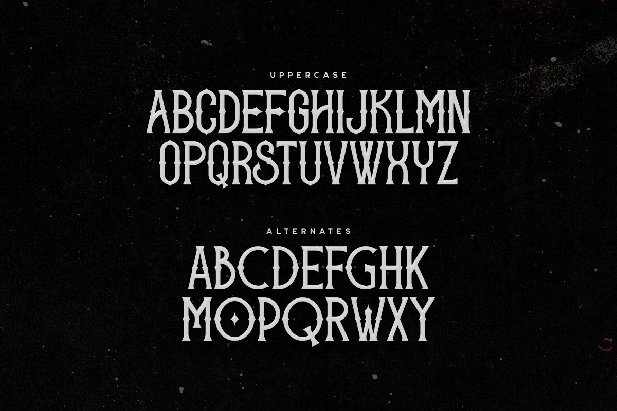 Mistlock Typeface preview 2