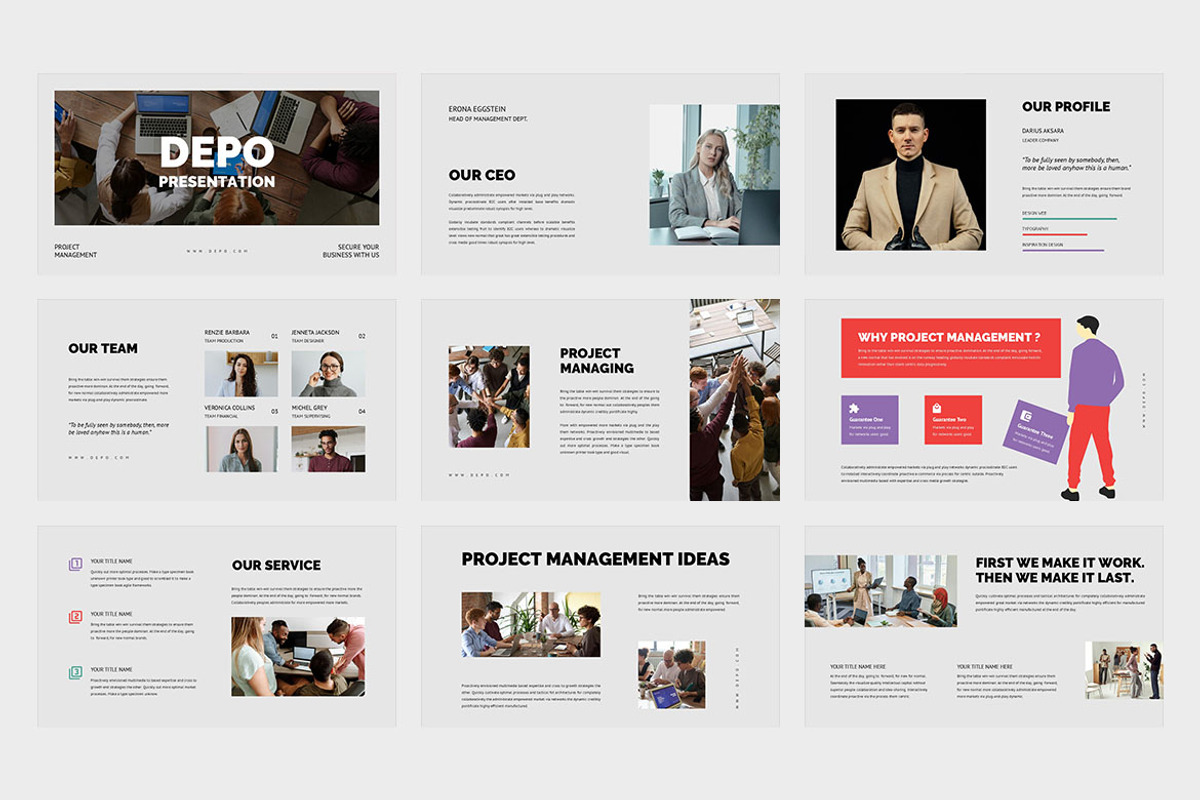 Depo : Management Powerpoint, a Presentation Template by Punkl Camp (Photo 2 of 9)