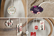 12 Labels Mockup Bundle, a Household Mockup by Little Jimi Shop (Thumbnail 3 of 12)