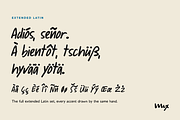 Mix Two Weeks - Handwritten Print, a Handwritten Font by Mix Fonts (Thumbnail 10 of 11)