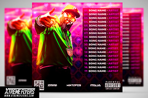 Mixtape Cover Template