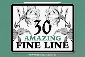 Amazing Fine Line Brushes Procreate