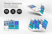 iPhone SE Mockups, an iPhone Mockup by ydlabs (Thumbnail 2 of 4)