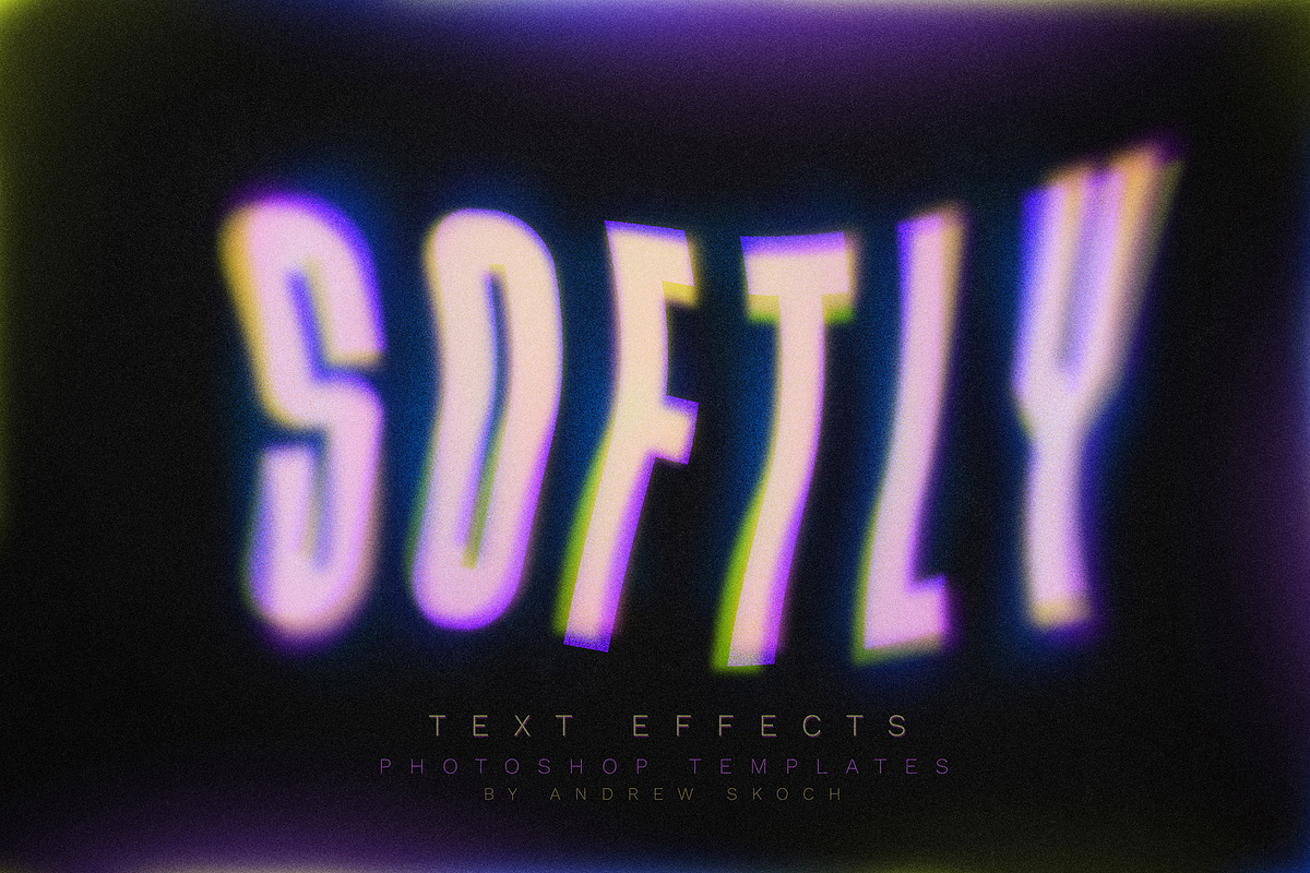 Gradient Blurred Text Effect, a Branding & Logo Template by Andrew Skoch Design (Photo 4 of 9)