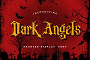 Dark Angels - Haunted Display Font, a Blackletter Font by StringLabs (Thumbnail 1 of 10)