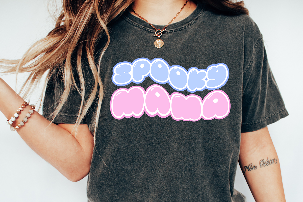 Bubble Font, a Handwritten Font by Babymimiart (Photo 6 of 8)