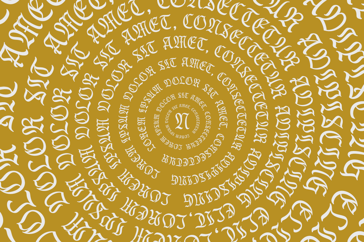 Norveil Fantasy Display Font, a Blackletter Font by Letterhend Studio (Photo 7 of 10)