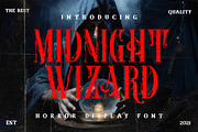 Midnight Wizard Metal Horror, a Blackletter Font by dansdesign (Thumbnail 2 of 2)