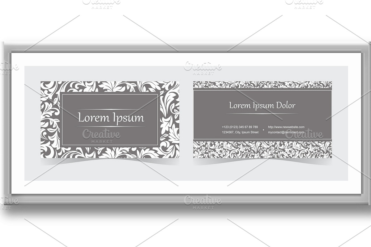 Collection of name cards. Set, a Pattern Graphic by RODINA (Photo 3 of 3)