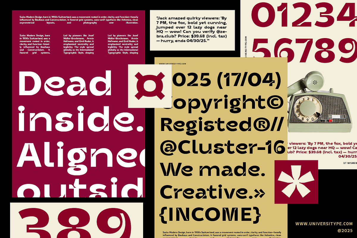 UT Wismenta - Extreme Inktrap Sans, a Sans Serif Font by Universitype (Photo 6 of 15)