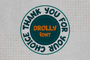 Drolly comics book funny font, a Sans Serif Font by Kapitosh (Thumbnail 10 of 15)