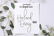 Augustine Signature, a Script Font by Meutuwah (Thumbnail 2 of 6)