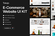 Tokojo - E-commerce Website UI KIt, a Device Mockup by Odama (Thumbnail 1 of 6)