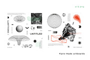 Grid retro abstract & geometric set., an Object Graphic by lisa_kalev (Thumbnail 11 of 11)