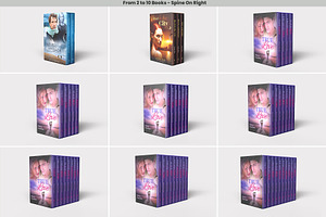 Book Set Boxes Mockup - 18 Views