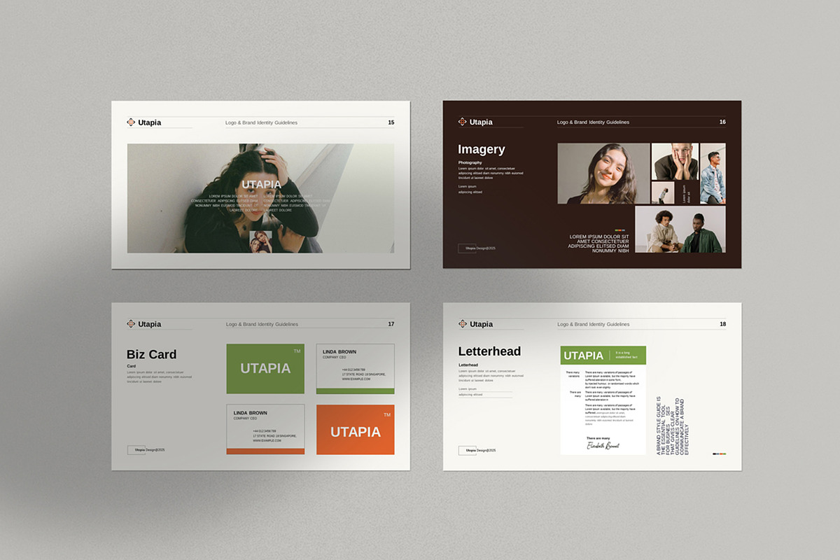 Brand Guidelines Presentation, a Presentation Template by Dream-Lab (Photo 4 of 7)