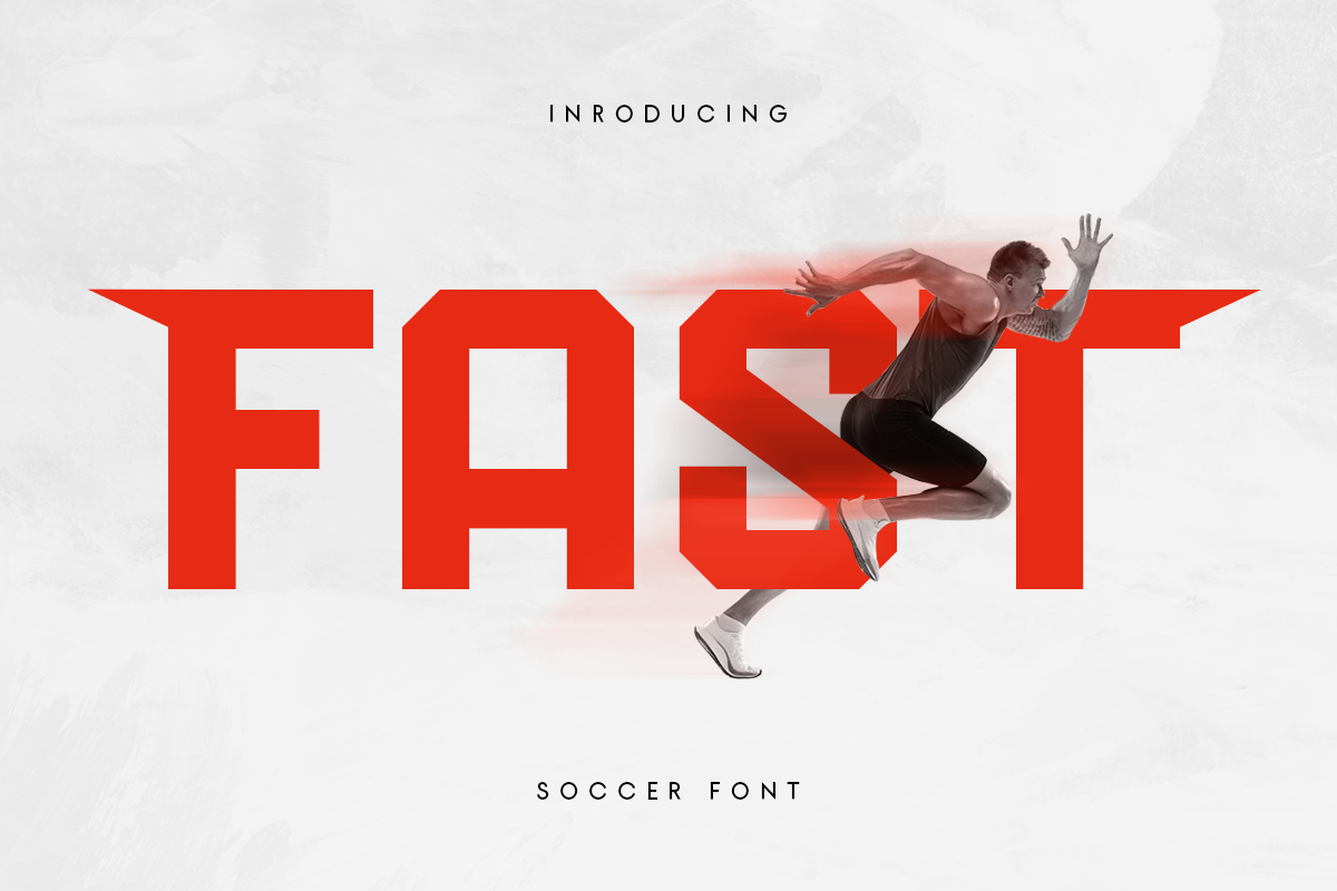 Soccer – Modern Sport Logo Font, a Sans Serif Font by Hamz Studio (Photo 3 of 16)