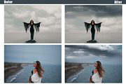 Dark dramatic storm rain sky, a Layer Style Add-On by OverlayBox (Thumbnail 2 of 5)