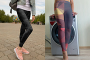 100 Leggings Mock-Up #20, a Bottom Mockup by Freeman Studio (Thumbnail 24 of 58)