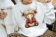 Valentine’s Day Highland Cow Coffee, an Illustration by Sublimation Artist (Thumbnail 4 of 6)
