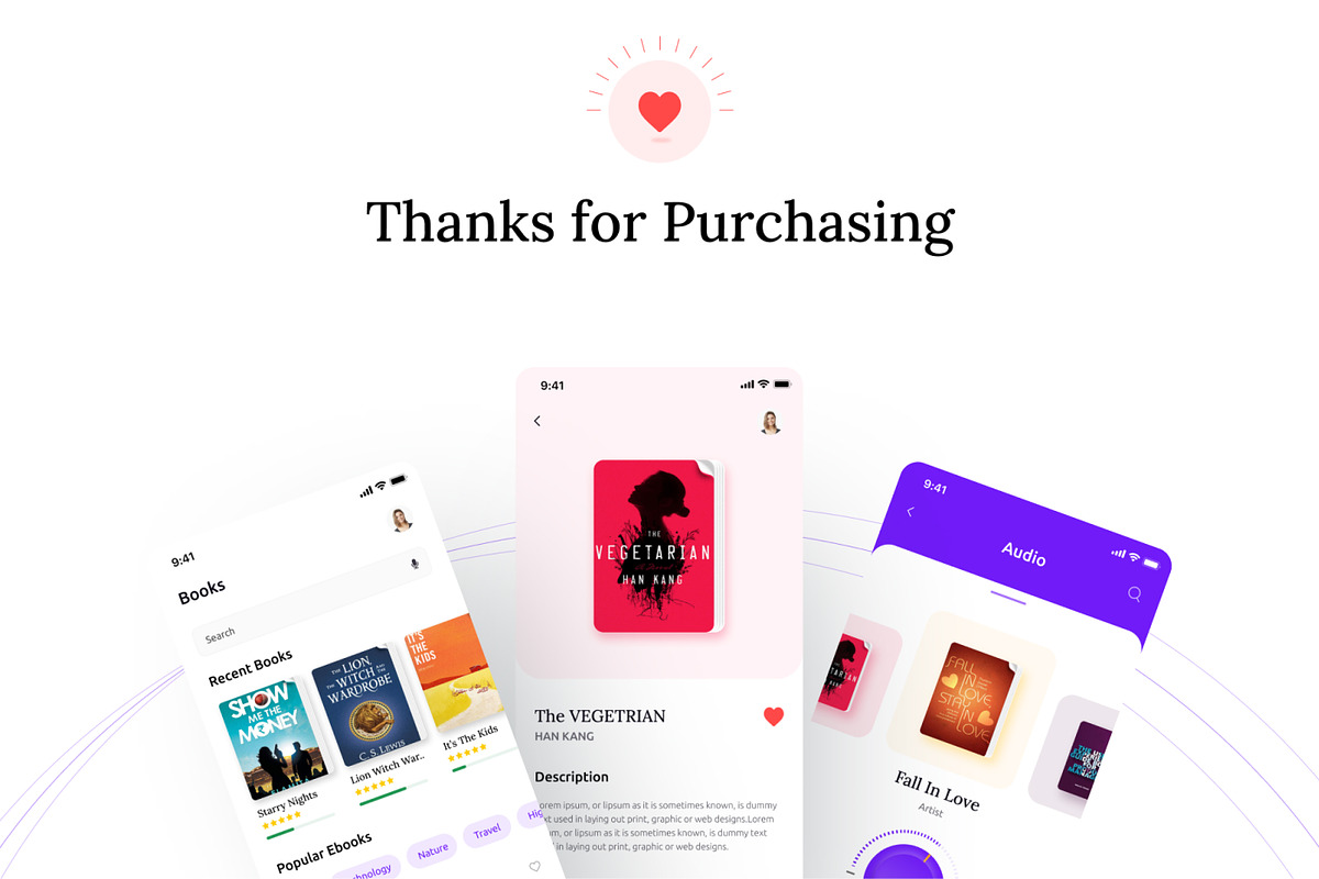 Book App | iOS App UI Help Kit, an App Template by CreativeUI (Photo 8 of 8)
