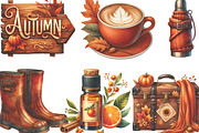 Burnt Orange Autumn Sublimation, an Illustration by Designking (Thumbnail 3 of 4)