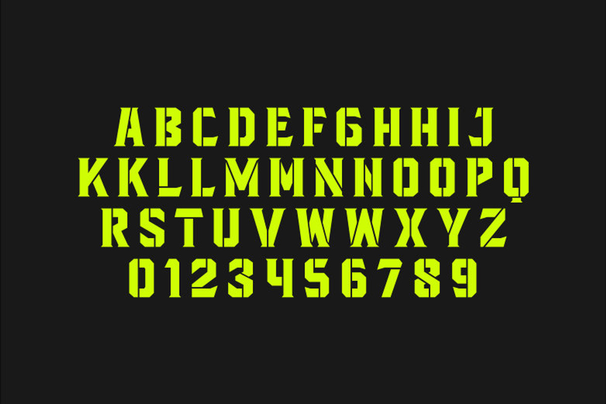 Blacktroops Stencil preview 3