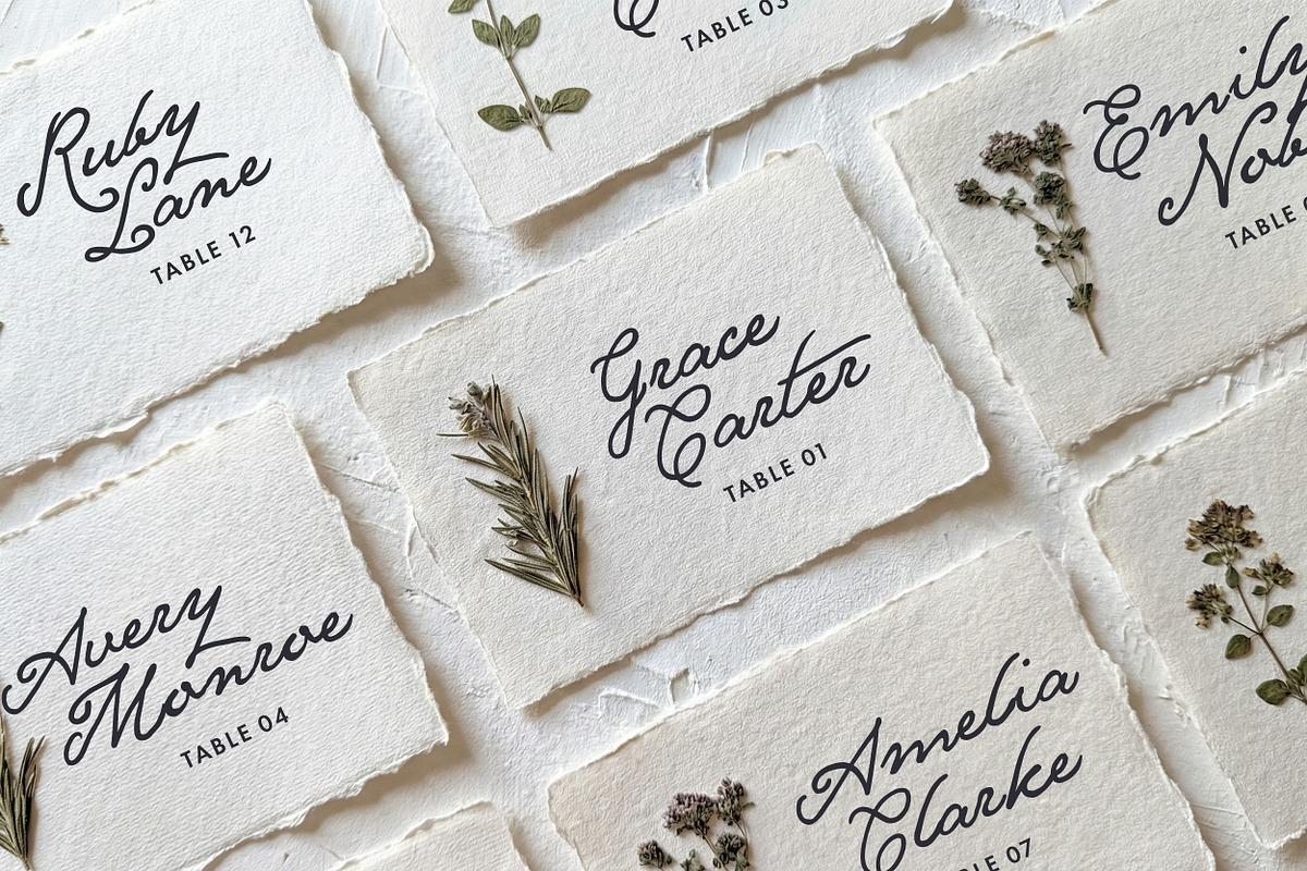 Golden Reverie - Nostalgic Script, a Handwritten Font by Davide Bassu (Photo 11 of 20)