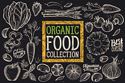Organic Food Illustrations, a Food Illustration by BarcelonaShop (Thumbnail 1 of 4)