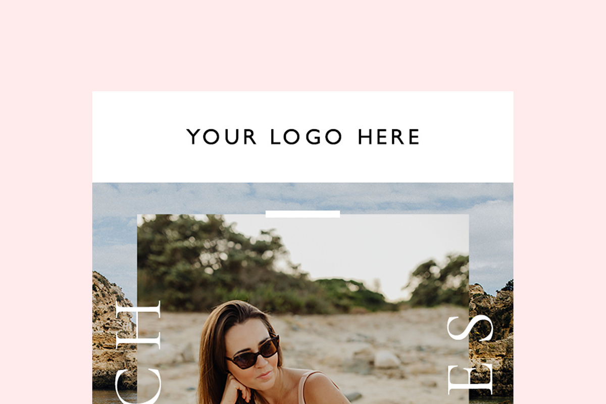 Fashion Ecommerce Email Template PSD, an Email Template by KikiBunnyCreative (Photo 2 of 7)