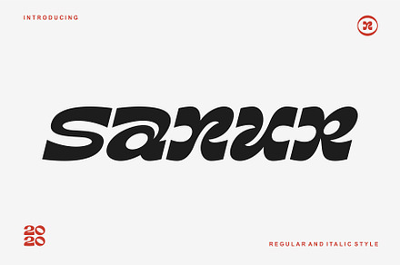 Sanur Font Duo Regular & Italic