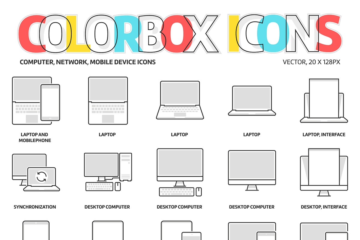 Color box icons bundle, an Icon by Howcolour (Photo 29 of 34)